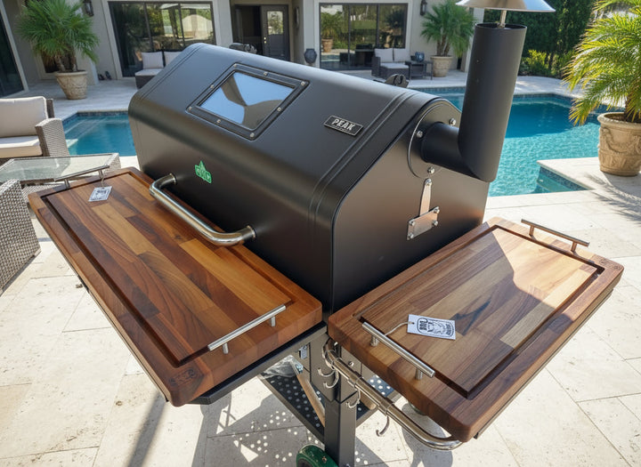 BBQ Boards™ for GMG Jim Bowie/Peak - Front & Side Boards (Sold As A Pair)