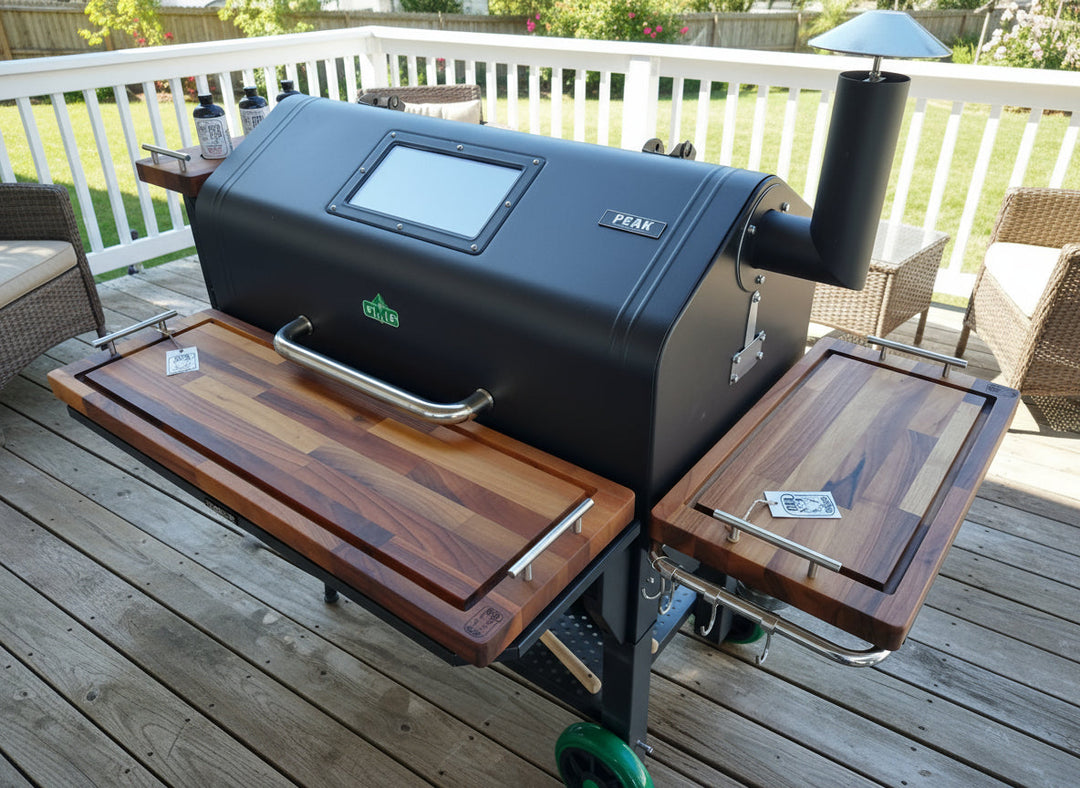 BBQ Boards™ for GMG Jim Bowie/Peak - Front, Side & Pellet Bin Boards (Sold As Set of Three)