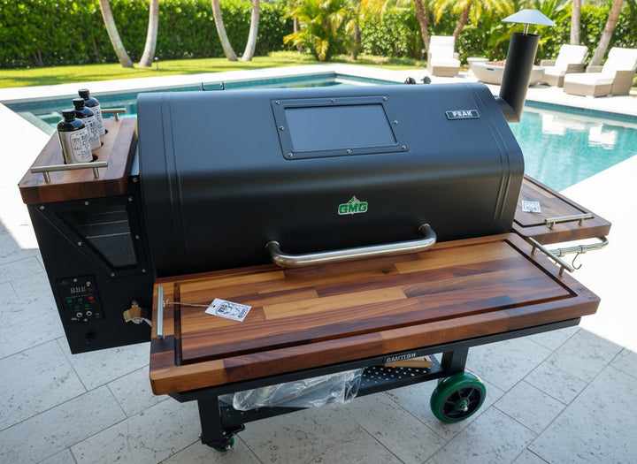 BBQ Boards™ for GMG Jim Bowie/Peak - Front, Side & Pellet Bin Boards (Sold As Set of Three)