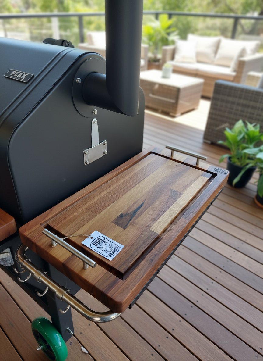 BBQ Boards™ for GMG Jim Bowie/Peak - Front & Side Boards (Sold As A Pair)