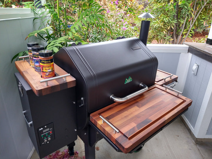 BBQ Boards™ for GMG Daniel Boone/Ledge - Front, Side & Pellet Bin Boards (Sold As Set of Three)