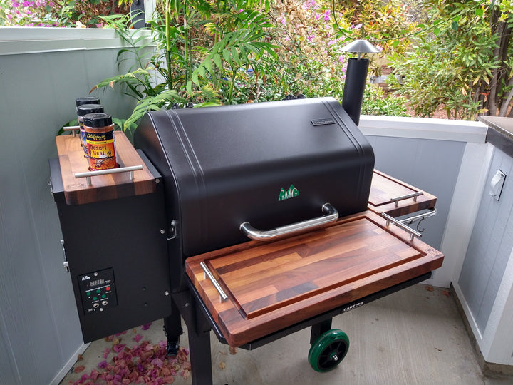 BBQ Boards™ for GMG Daniel Boone/Ledge - Front, Side & Pellet Bin Boards (Sold As Set of Three)