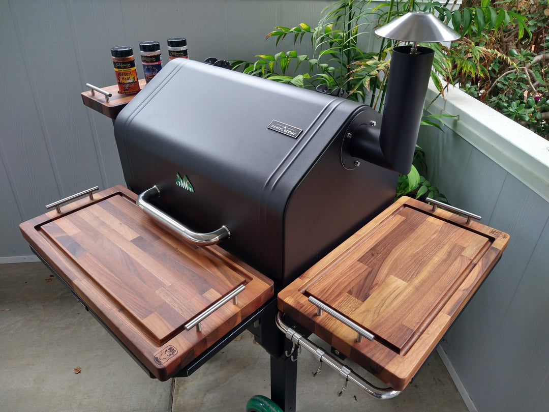 BBQ Boards™ for GMG Daniel Boone/Ledge - Front, Side & Pellet Bin Boards (Sold As Set of Three)