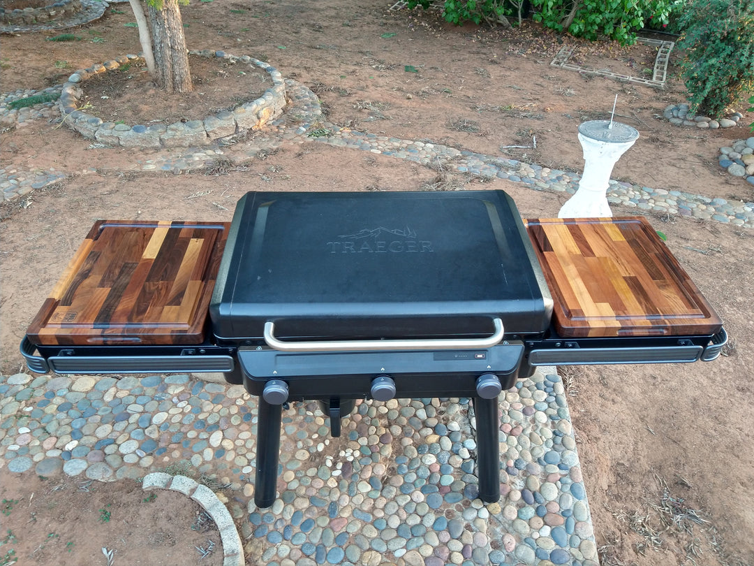 BBQ Boards™ for Traeger Flatrock - Side Boards (Sold As A Matching Pair)
