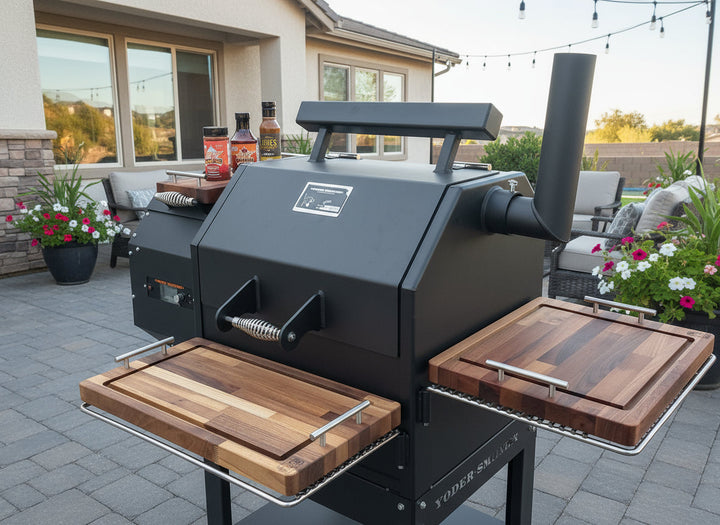 BBQ Boards™ for Yoder YS480 - Front, Side & Pellet Bin Boards (Sold As Set of Three)