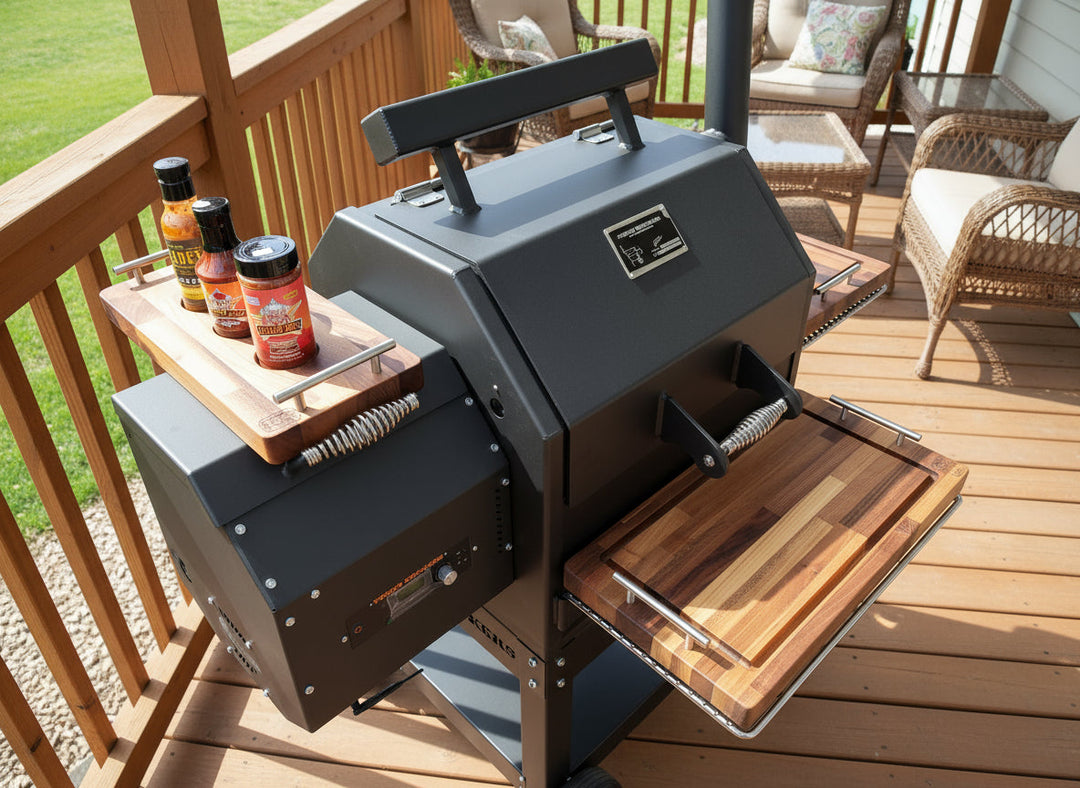 BBQ Boards™ for Yoder YS480 - Front, Side & Pellet Bin Boards (Sold As Set of Three)