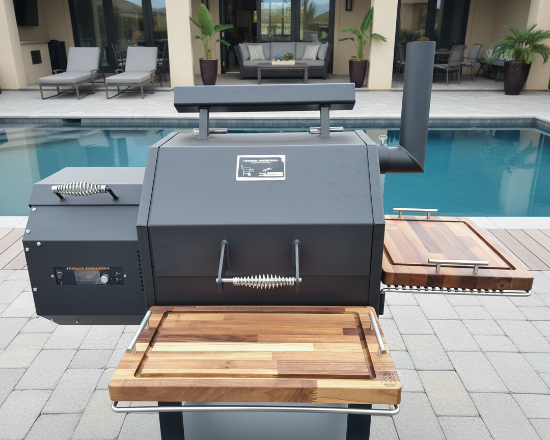 BBQ Boards™ for Yoder YS480 - Front & Side Boards (Sold As A Pair)