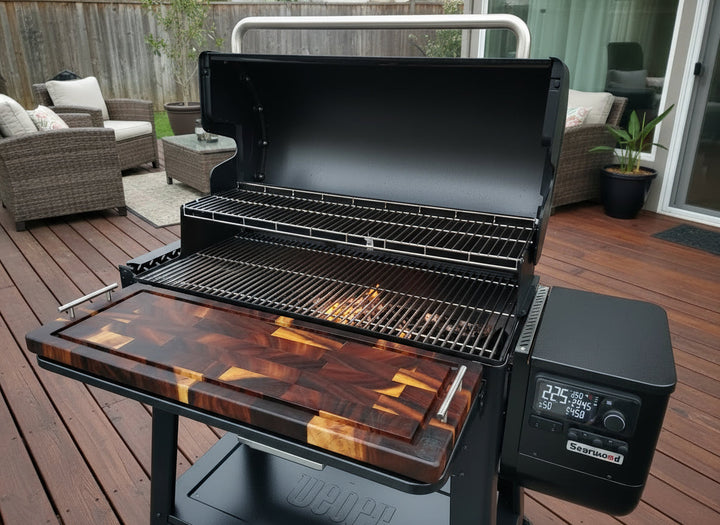 BBQ Boards™ for Weber Searwood XL 600 - Front Board