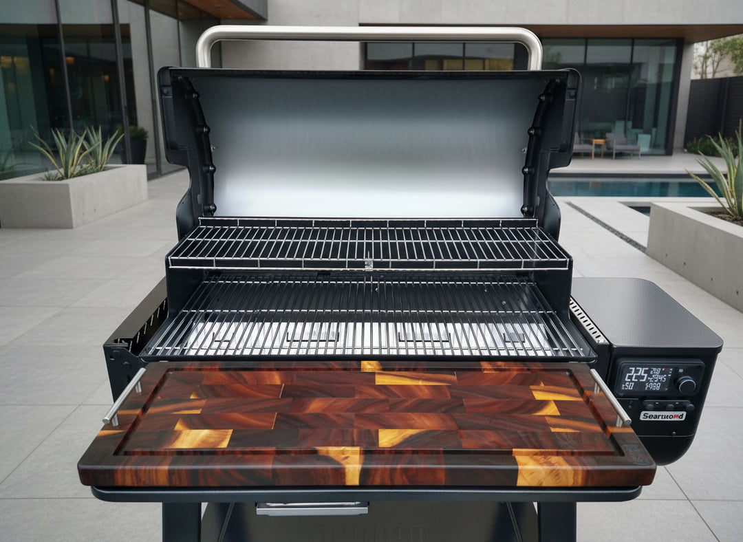 BBQ Boards™ for Weber Searwood XL 600 - Front Board