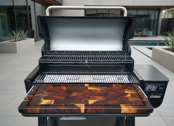 BBQ Boards™ for Weber Searwood XL 600 - Front Board