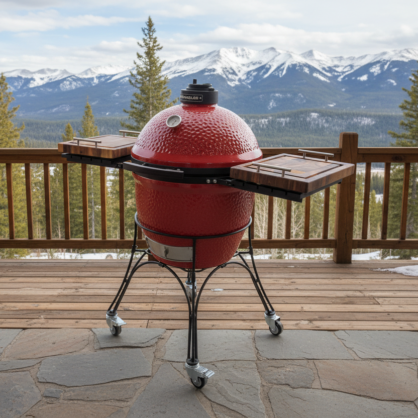 BBQ Boards™ for Kamado Joe Classic Joe I - Side Boards (Sold As A Matching Pair)