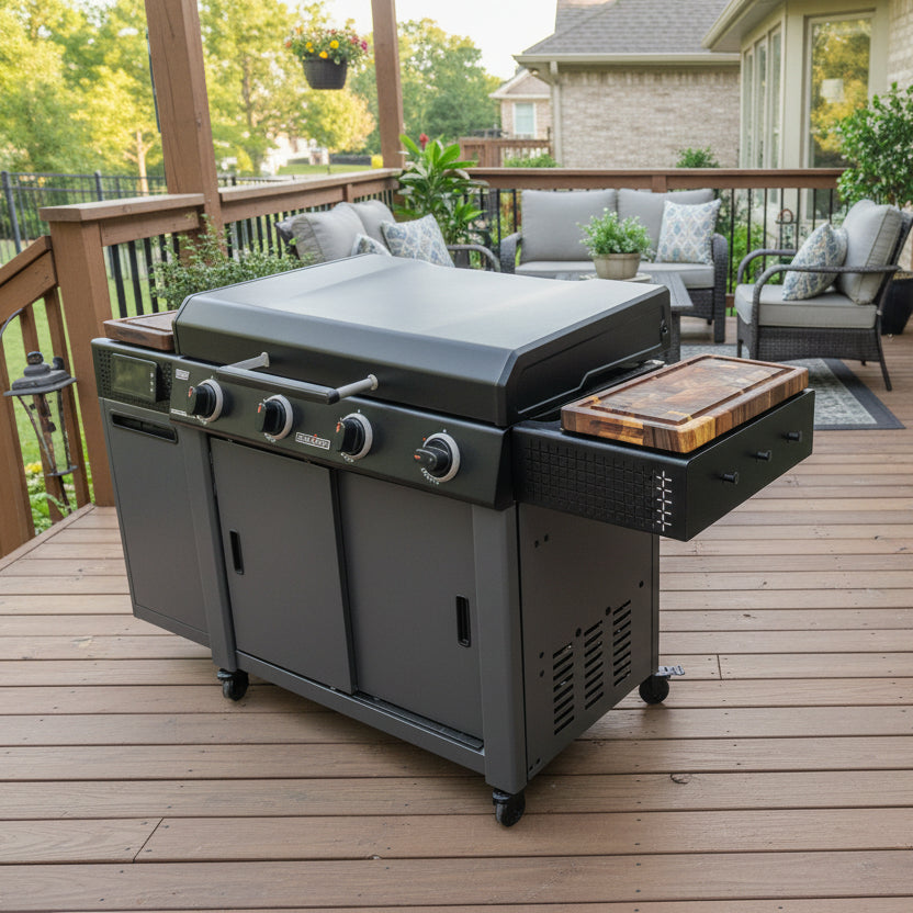 BBQ Boards™ for 36" Blackstone Griddle - Side Boards (Sold As A Matching Pair)