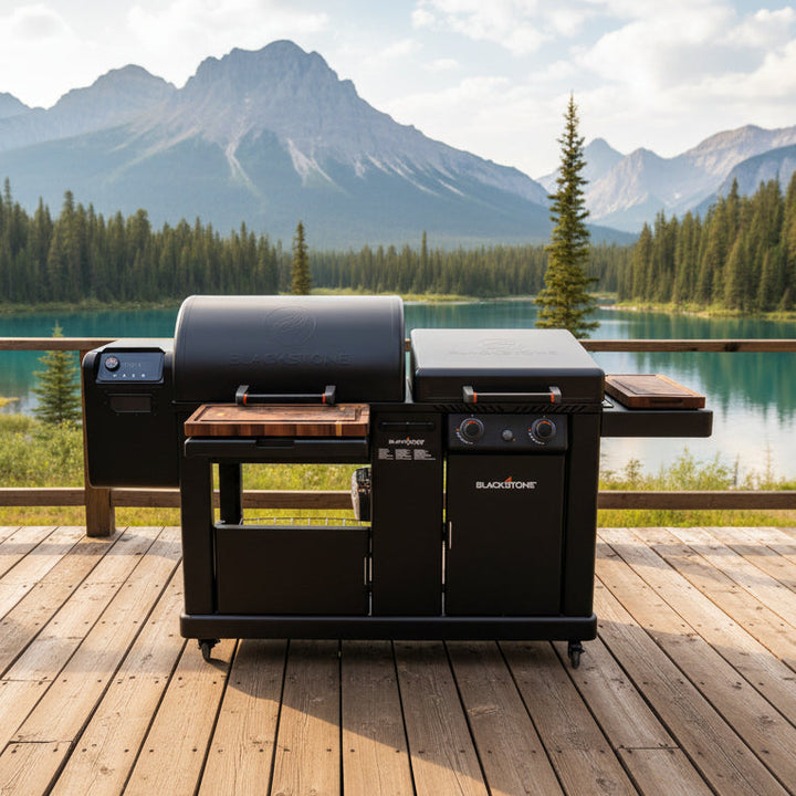 BBQ Boards™ for Blackstone Pellet Grill Combo - Front & Side Boards (Sold As A Matching Pair)