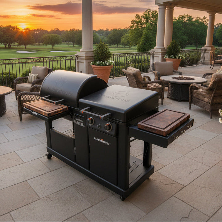 BBQ Boards™ for Blackstone Pellet Grill Combo - Front & Side Boards (Sold As A Matching Pair)
