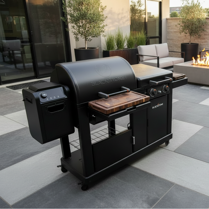 BBQ Boards™ for Blackstone Pellet Grill Combo - Front & Side Boards (Sold As A Matching Pair)