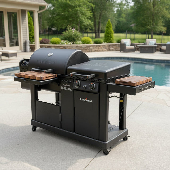 BBQ Boards™ for Blackstone Pellet Grill Combo - Front & Side Boards (Sold As A Matching Pair)