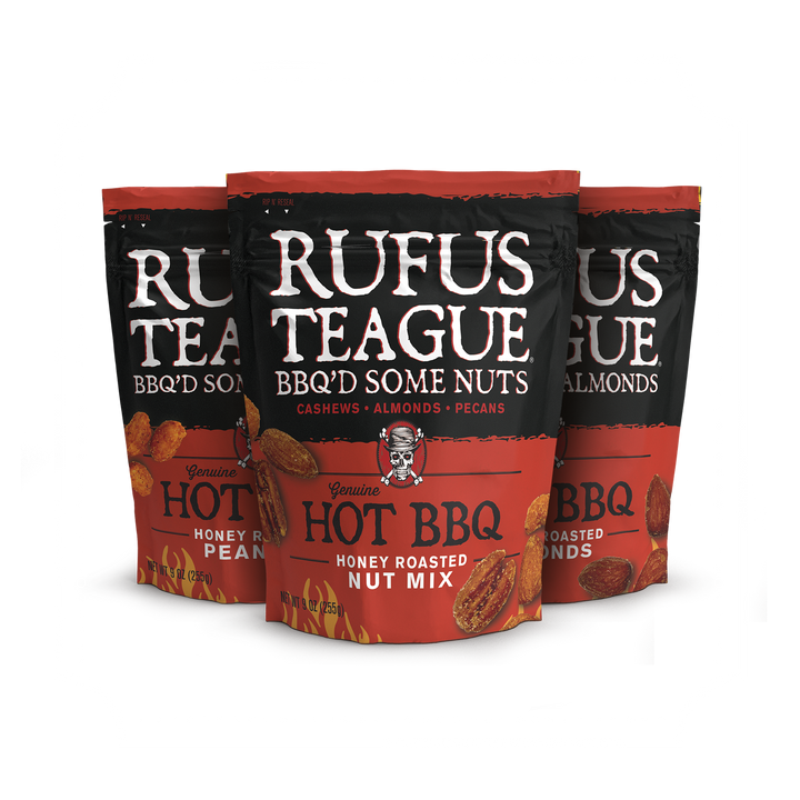HOT BBQ NUTS - VARIETY 3 PACK
