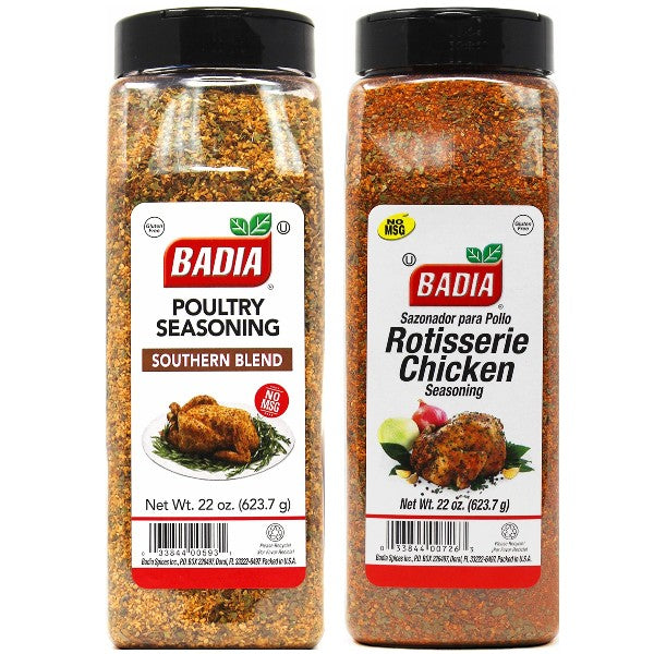 Badia Rotisserie Chicken & Southern Poultry Seasoning Bundle