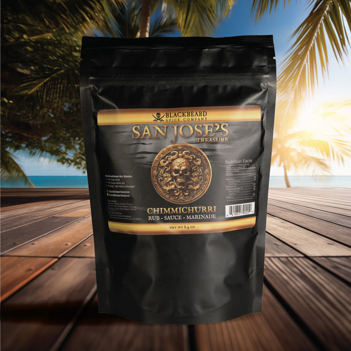 San Jose's Treasure Chimichurri - Great for sauces, marinades and a dry rub