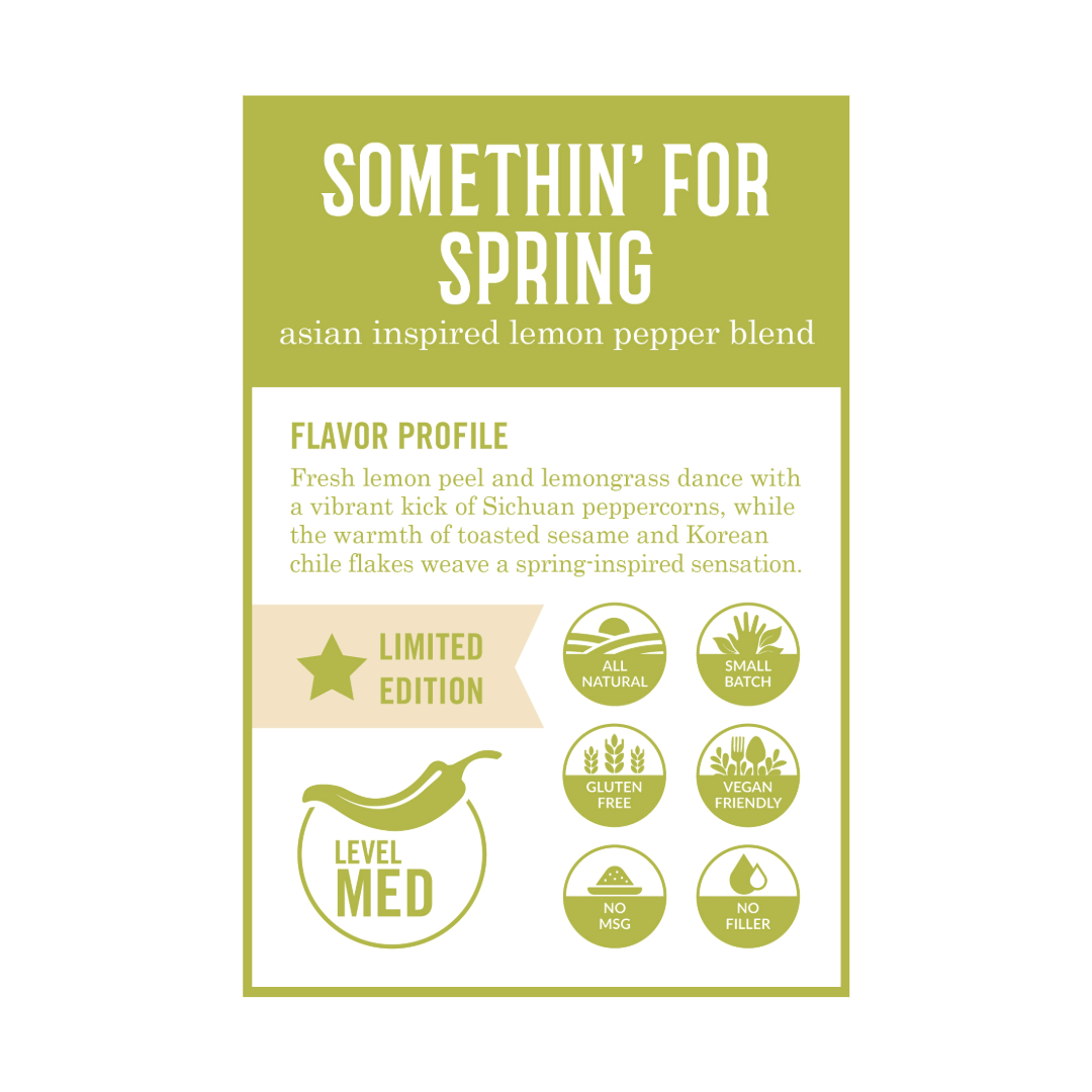 Somethin' For Spring - Asian Inspired Lemon Pepper Blend