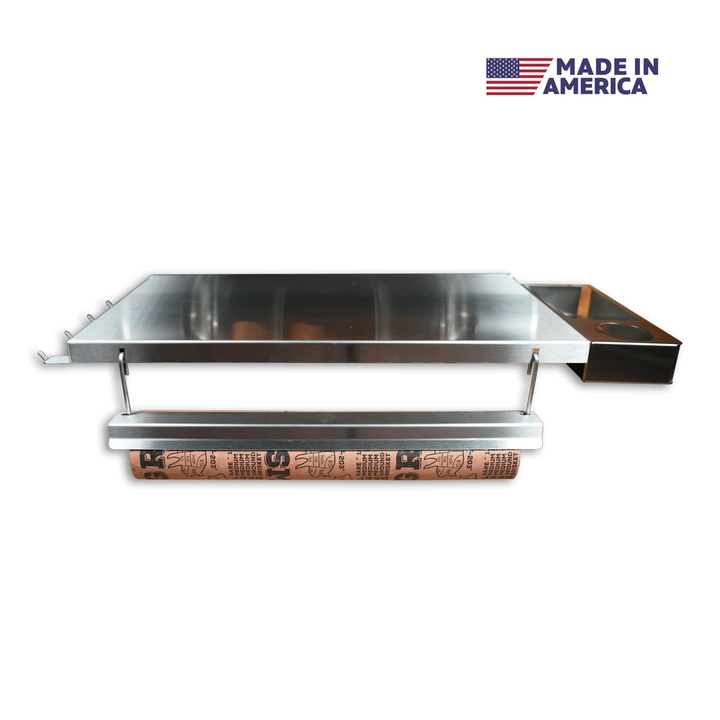 Recteq Deck Boss 590 | Pimp My Grill® Tactical Stainless Folding Front Shelf