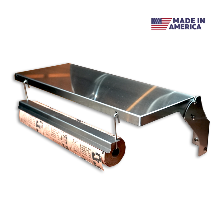 Recteq Patio Legend 410 | Pimp My Grill® Tactical Stainless Folding Front Shelf