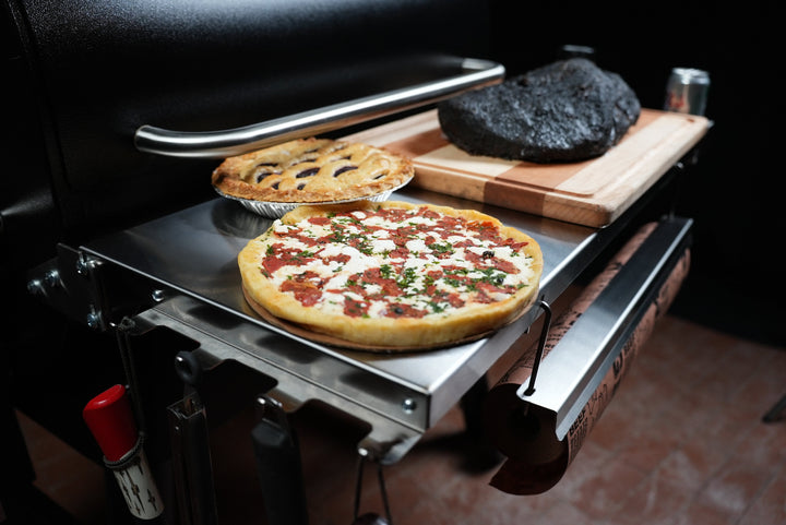 Traeger Pro 780 / Ironwood 885 | Pimp My Grill® Tactical Stainless Folding Front Shelf