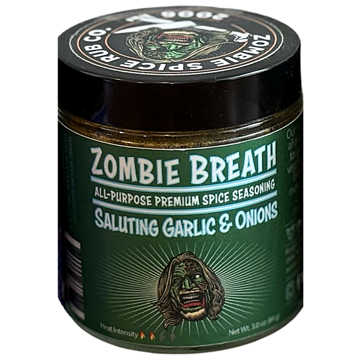 Zombie Spice Rub Co. | Zombie Breath | Go Spice Pouch to Get Hooked | Saluting Onion and Garlic Forever