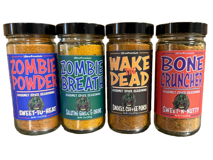 Zombie Spice Rub Starter Pack: All-Purpose Spice Blends for Cooking