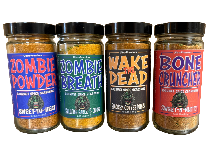 Zombie Spice Rub Co. | Starter Packs | Go Spice Pouch Set to Get Hooked | All-Purpose Spice Blends for Cooking