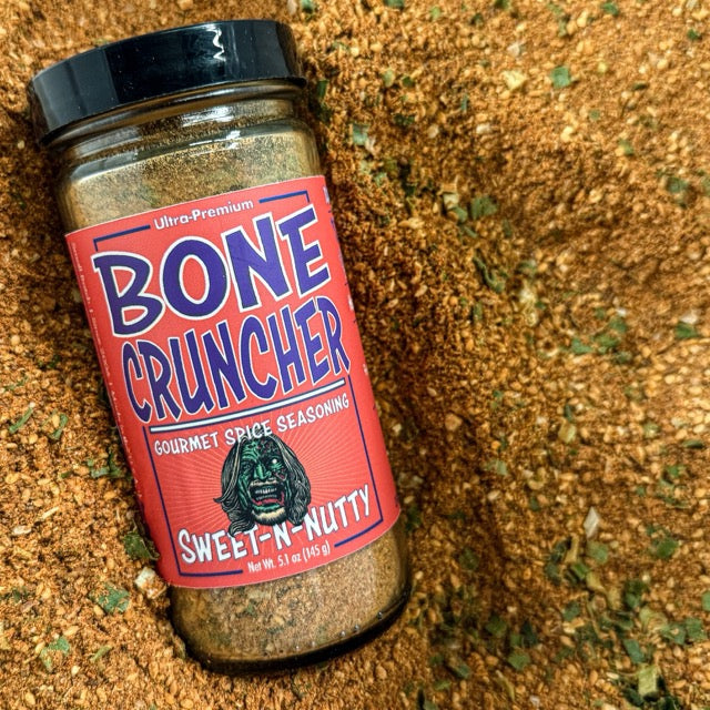 Zombie Spice Rub Co. | Bone Cruncher | Go Spice Pouch to Get Hooked | Sweet & Nutty are Your Friends
