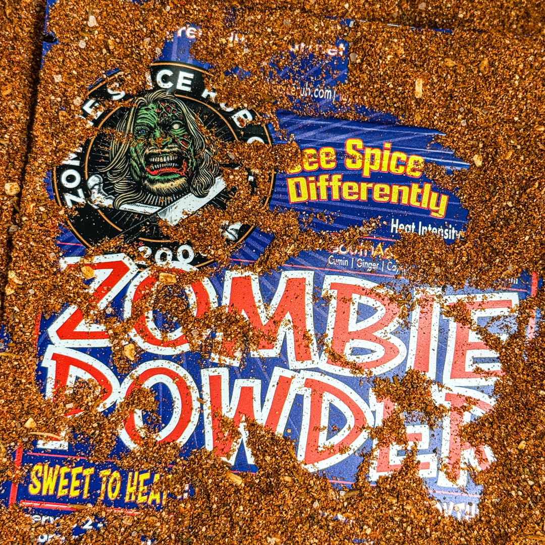 Zombie Spice Rub Co. | Zombie Powder | Go Spice Pouch to Get Hooked | Sweet-to-Heat Flavor That Expands What You Season