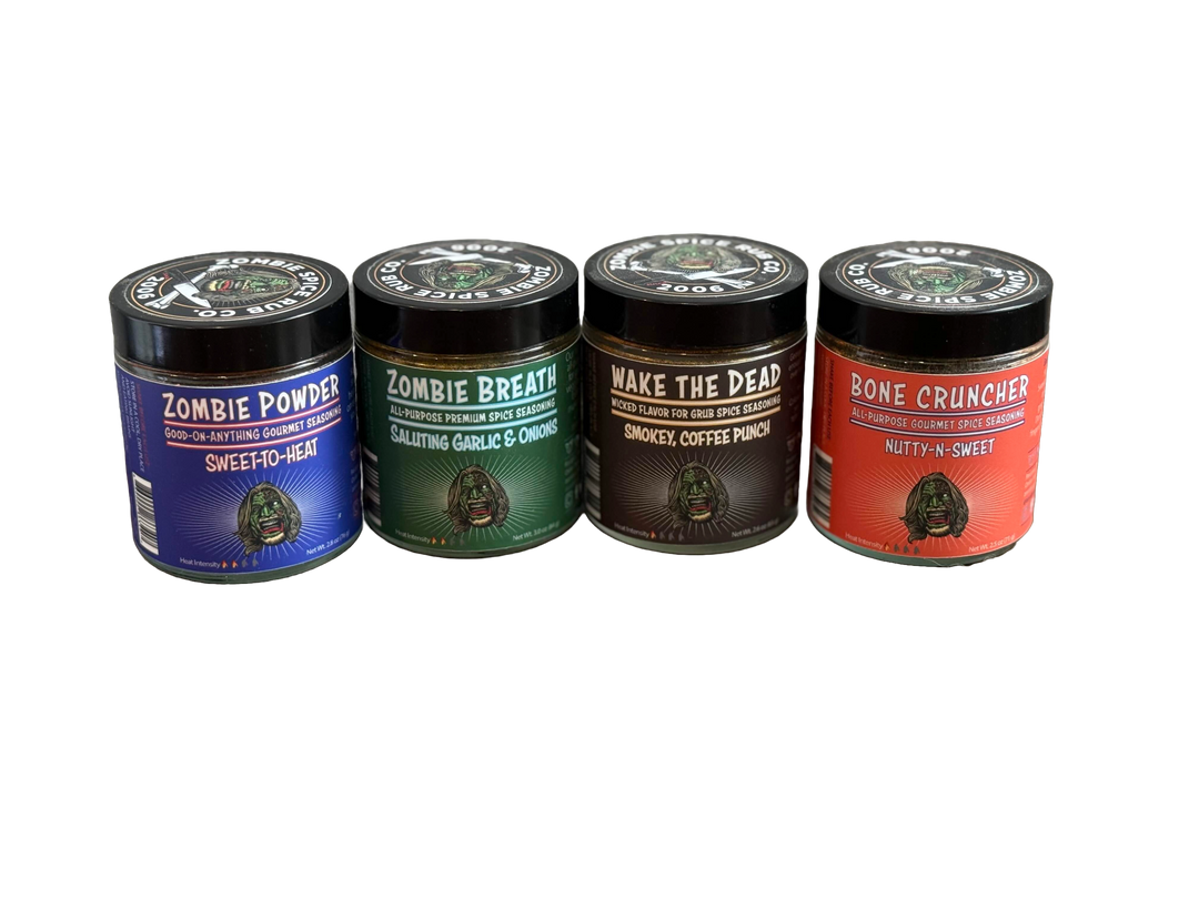 Zombie Spice Rub Starter Pack: All-Purpose Spice Blends for Cooking