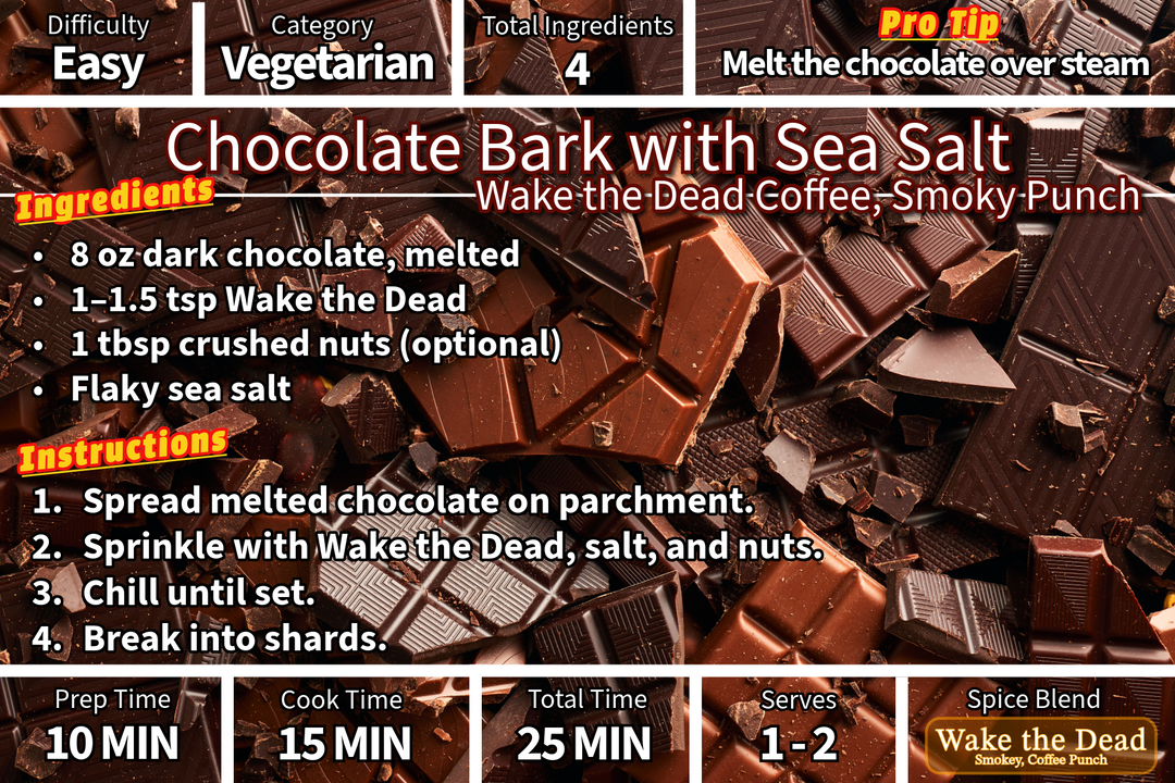 Zombie Spice Rub Co. | Wake the Dead | Go Spice Pouch to Get Hooked | Delivers a Smoky, Coffee Punch That Says Whoa