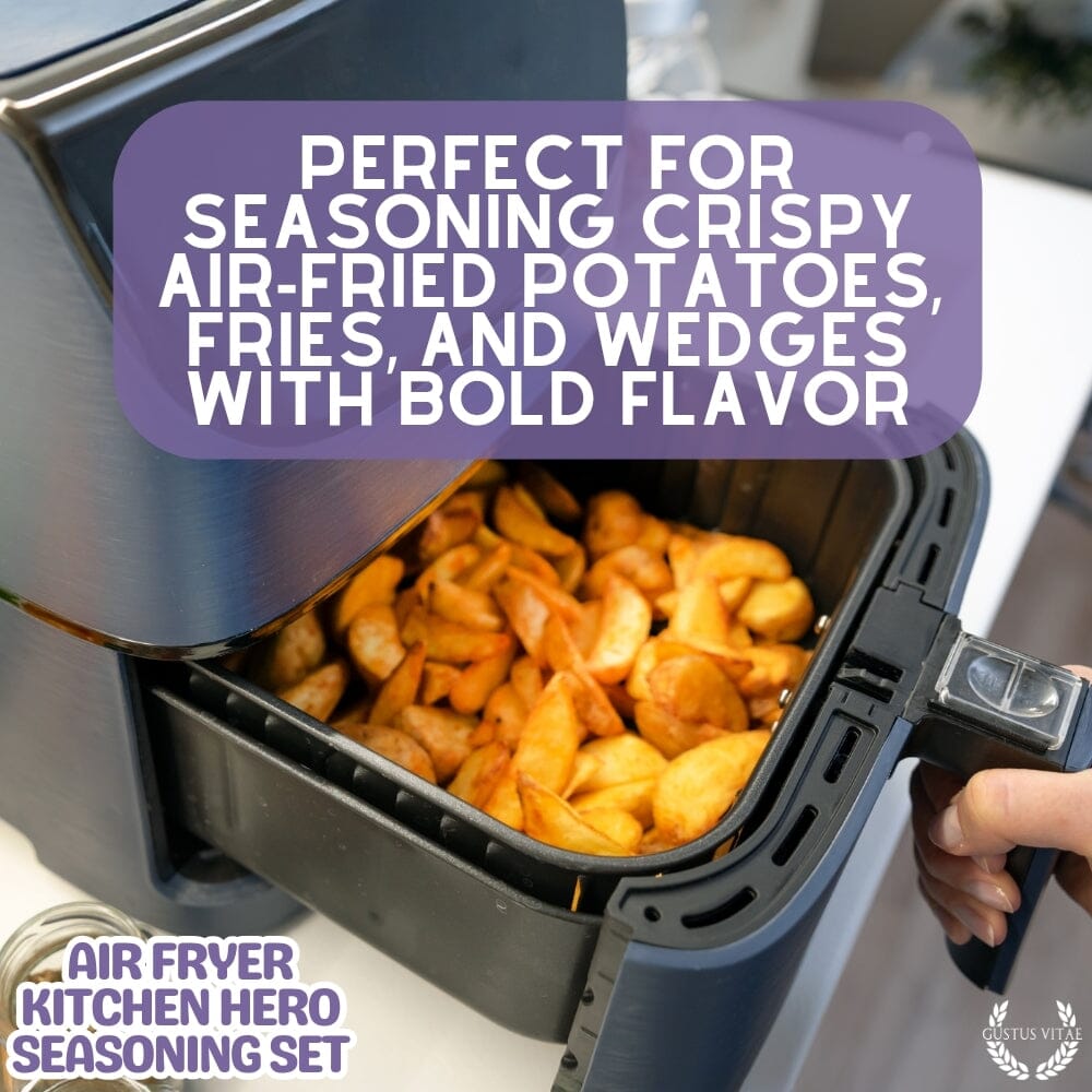 Air Fryer Kitchen Hero Seasoning Set - Artisanal Spice Blends Six Pack - BBQRubs.com