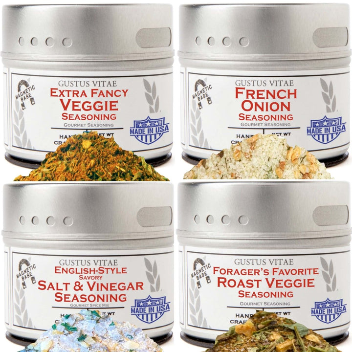 Air Fryer Ultimate Veggies Seasoning Set - Artisanal Spice Blends Four Pack - BBQRubs.com