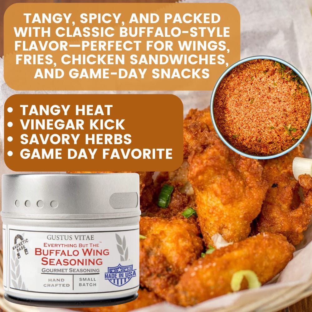 All American Wings Seasoning Set | Gift Packaged Spice Collection | Set of 6 - BBQRubs.com