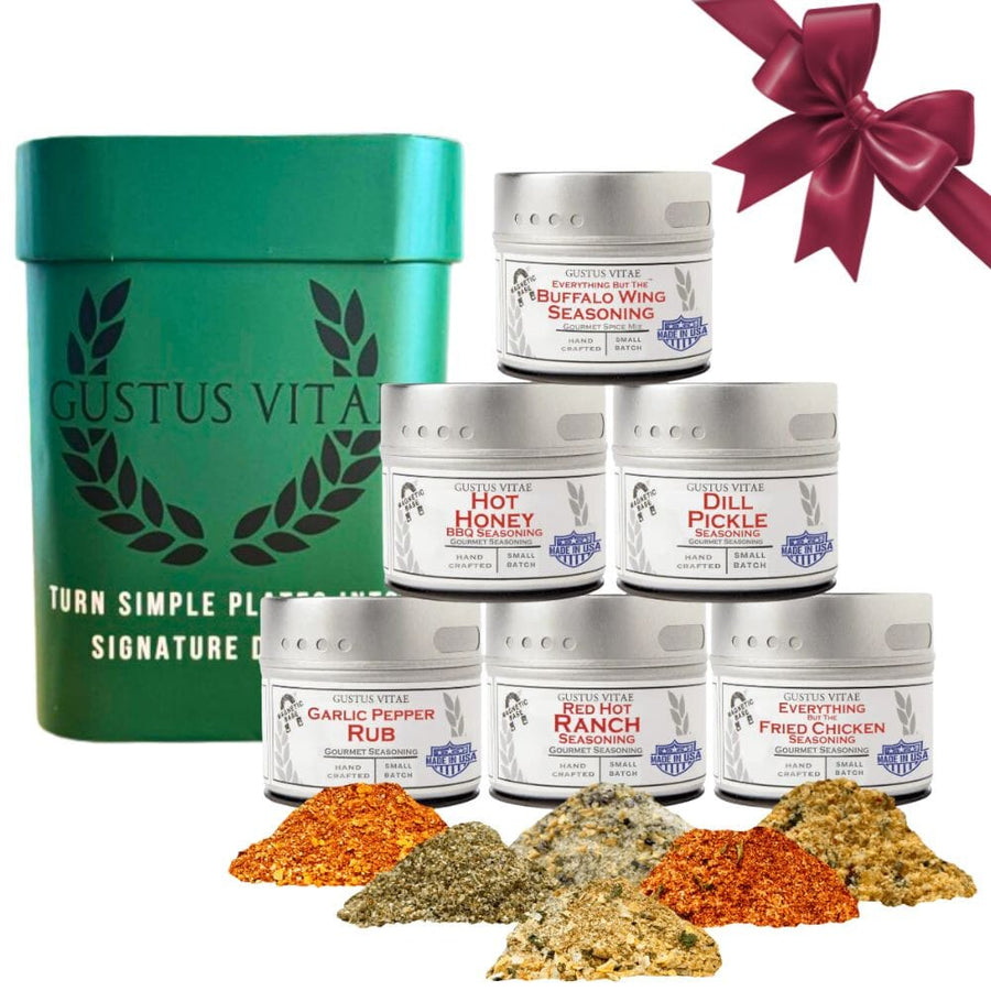 All American Wings Seasoning Set | Gift Packaged Spice Collection | Set of 6 - BBQRubs.com