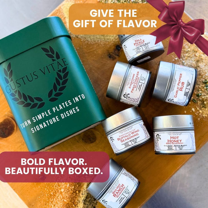 All American Wings Seasoning Set | Gift Packaged Spice Collection | Set of 6 - BBQRubs.com