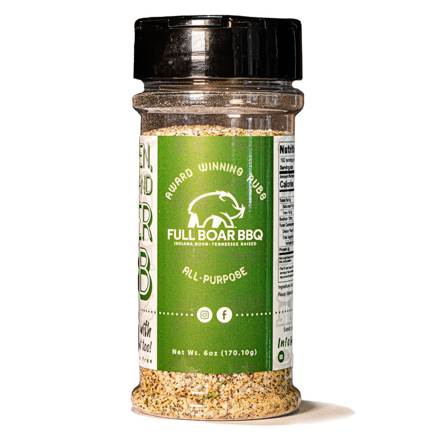 All Purpose- Garden, Barn, and River Rub 8.4 oz. - BBQRubs.com