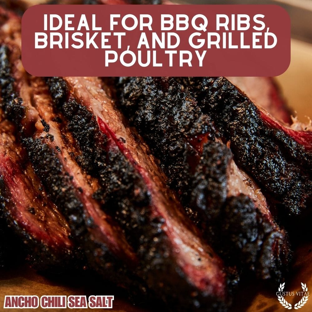 Ancho Chile Sea Salt - BBQRubs.com