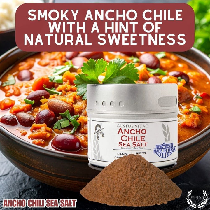 Ancho Chile Sea Salt - BBQRubs.com
