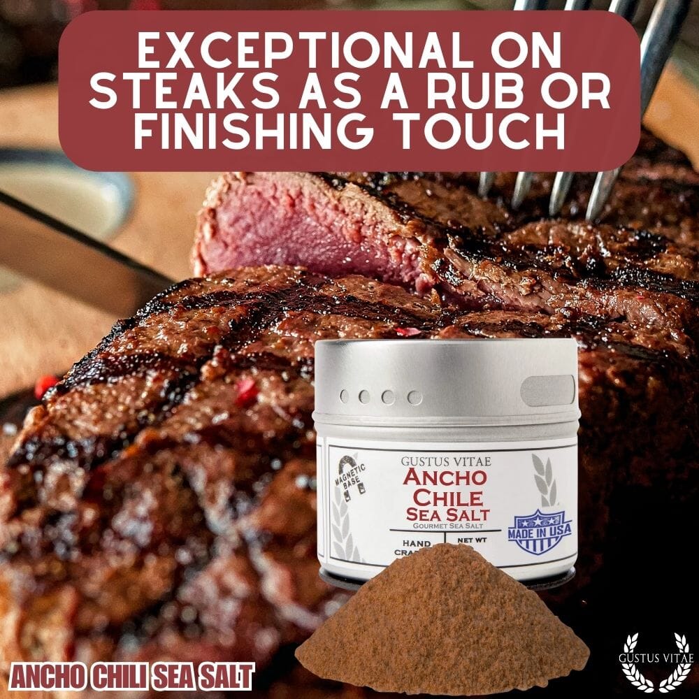 Ancho Chile Sea Salt - BBQRubs.com