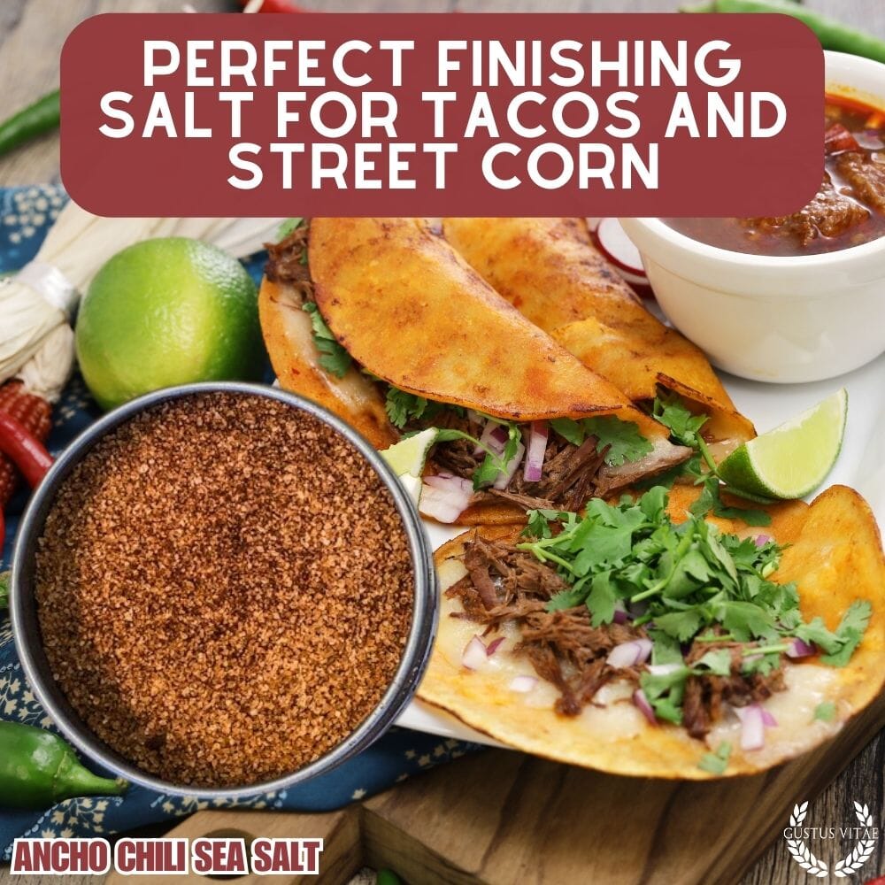 Ancho Chile Sea Salt - BBQRubs.com