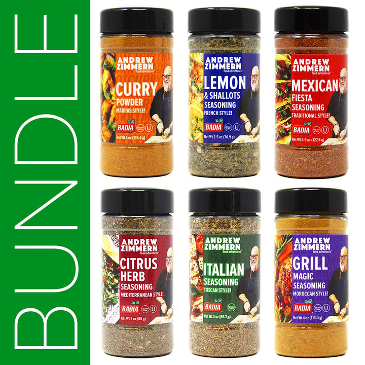 Andrew Zimmern Global Spice Blends 6-Pack Bundle - BBQRubs.com
