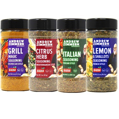 Andrew Zimmern Moroccan, Tuscan, French & Mediterranean Seasoning Bundle - BBQRubs.com