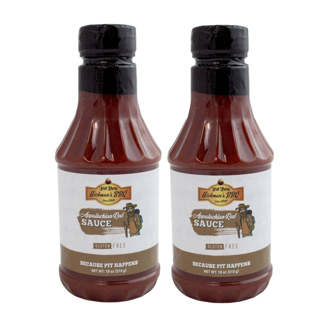 Appalachian Red Gluten Free Vinegar-Based BBQ Sauce 18 oz - Pack of 2