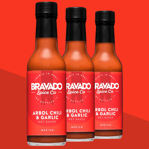 ÁRBOL CHILI & GARLIC HOT SAUCE - BBQRubs.com