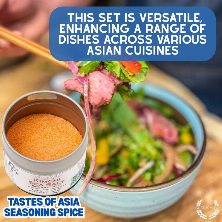Asian Seasonings Gift Set - Tastes of Asia - Artisanal Spice Blends Six Pack - BBQRubs.com