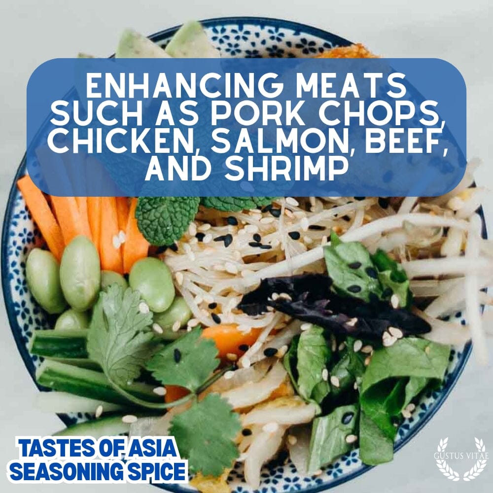 Asian Seasonings Gift Set - Tastes of Asia - Artisanal Spice Blends Six Pack - BBQRubs.com